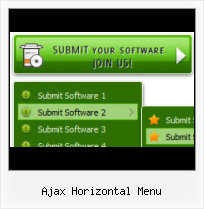 Menu Ajax Vertical modern web menu bar