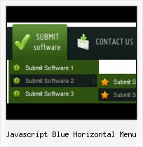 Javascript Horizontal Animated Menu exemples de menu nav