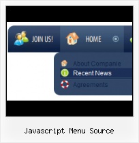 Slide Down Submenu java menu click example