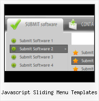Javascript Css Menu mootools scrollable menu example