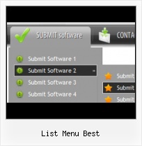 Javascript Menu Tab free horizontal menu scripts