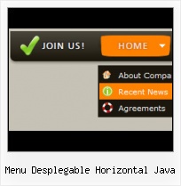 Java Menubar Separator web menu desplegable
