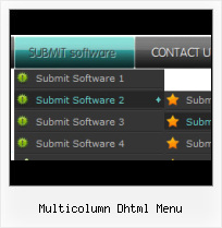 Javascript Top Menus tabs menu with subnavigation