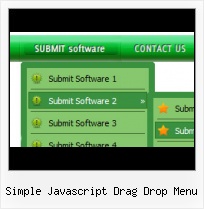 Blue Javascript Menu mac style menu images script