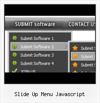 Javascript Vertical Menu horizontal flash menu css template