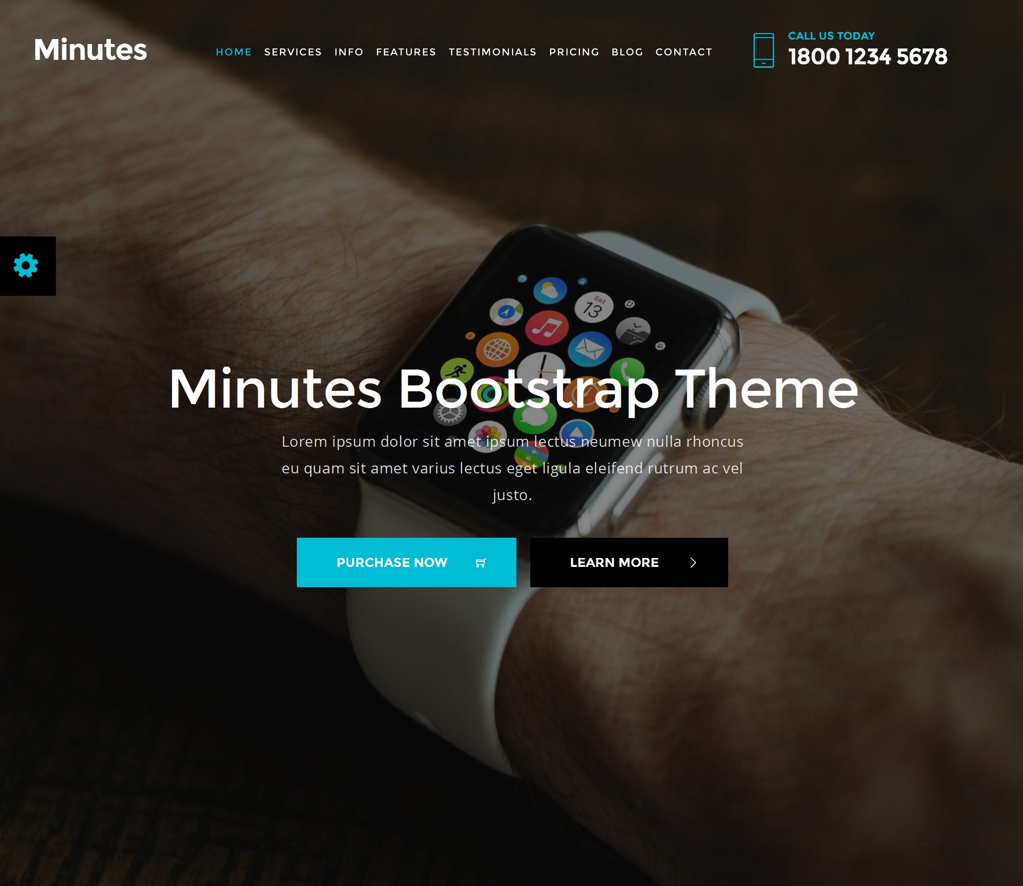 Responsive Bootstrap Landing Page Theme