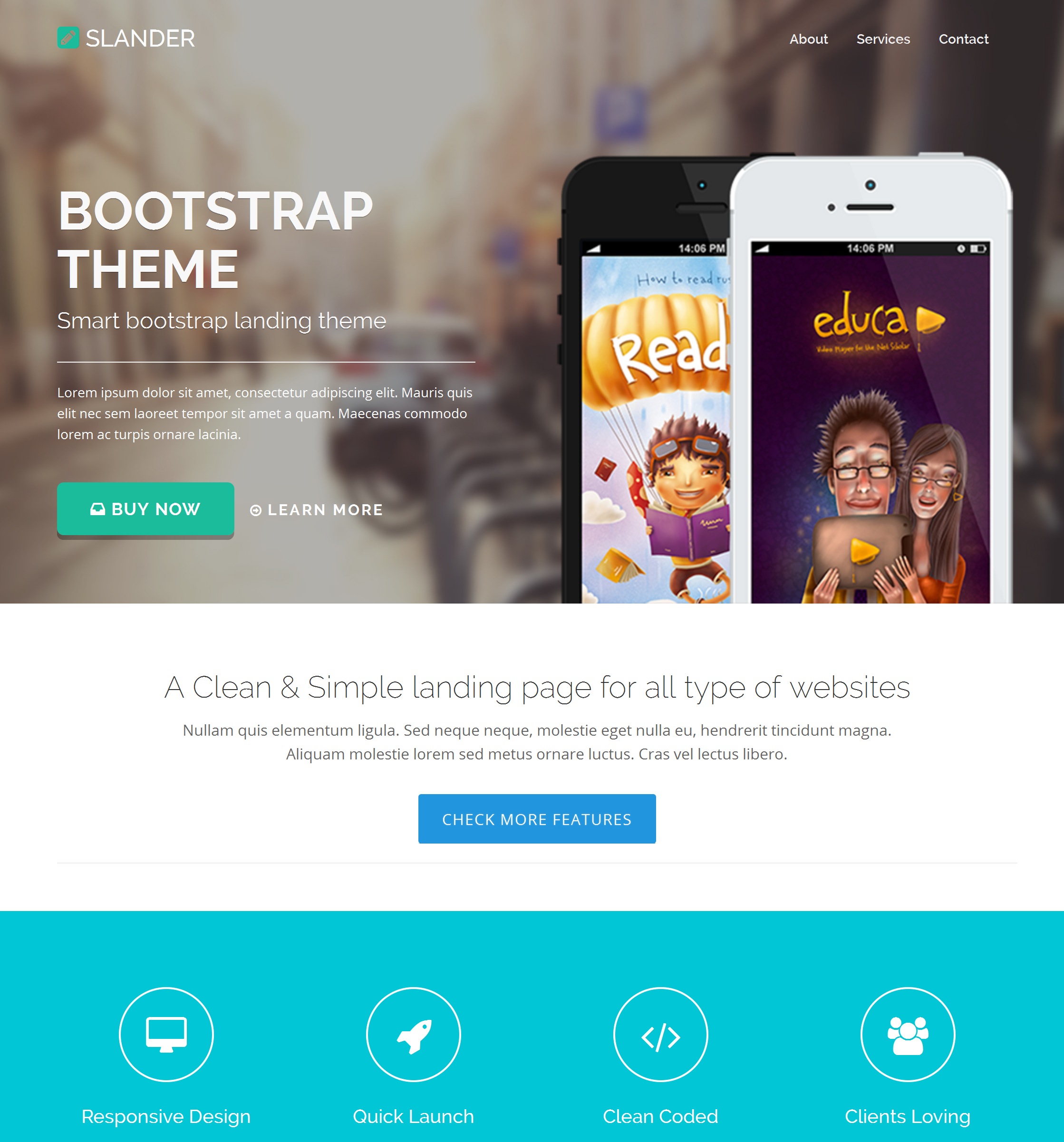 Responsive Bootstrap Portal Theme