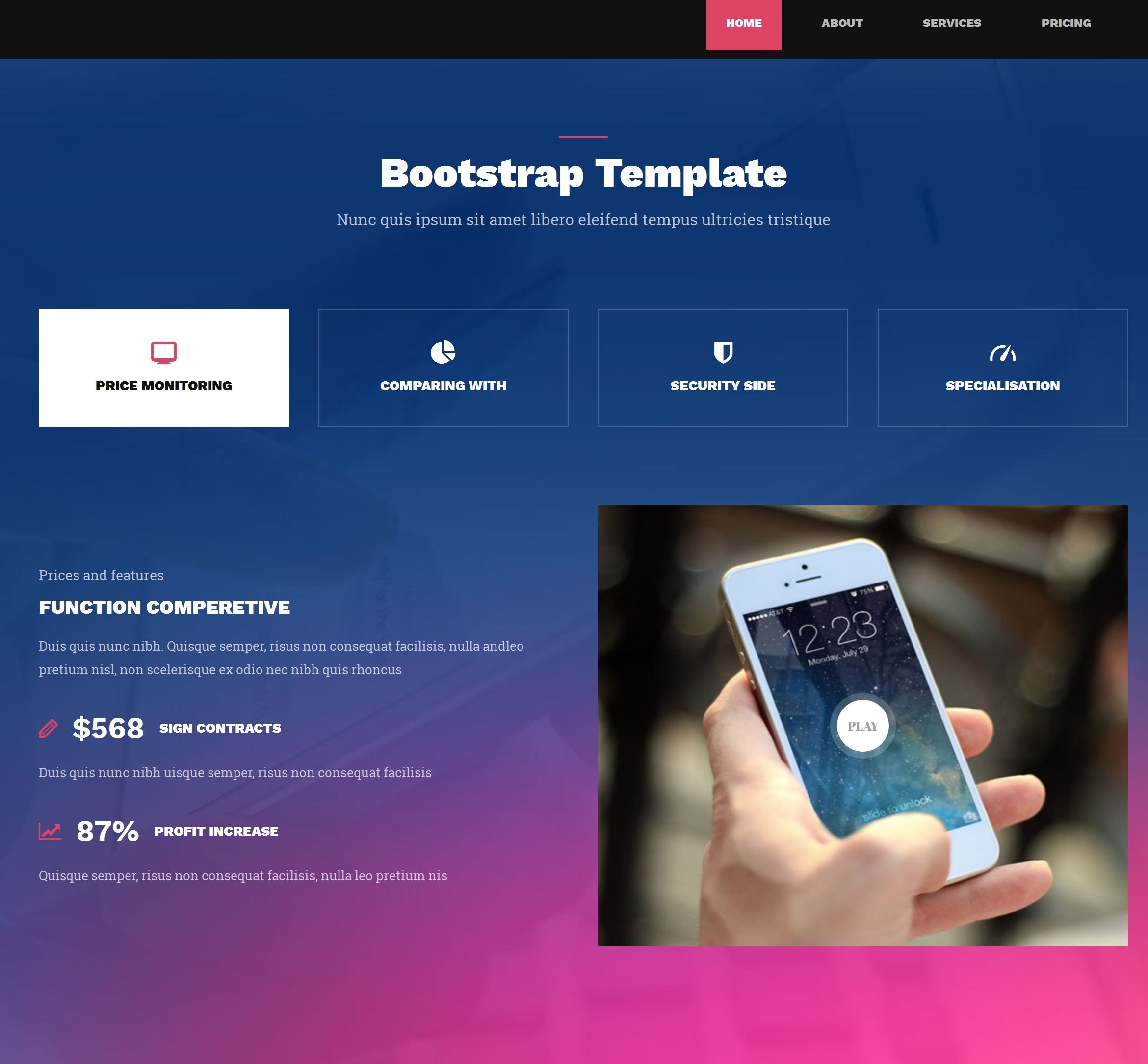 Free Download Bootstrap Basic Theme