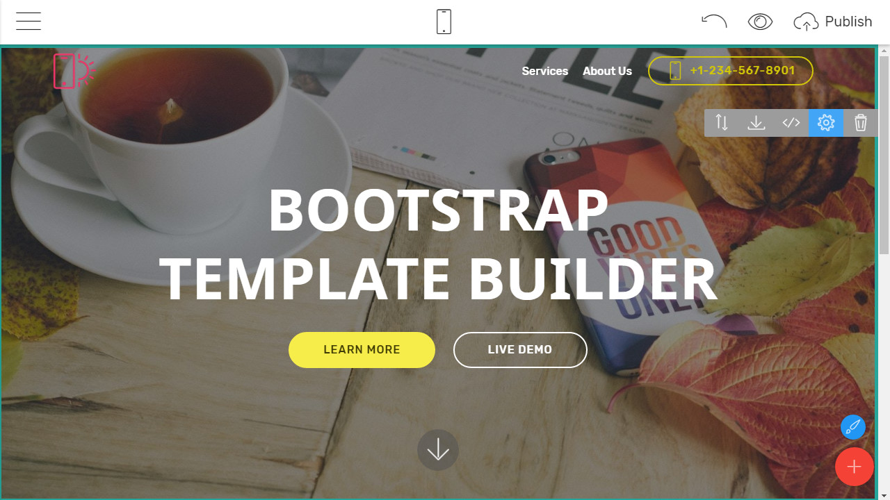 Bootstrap Page Builder