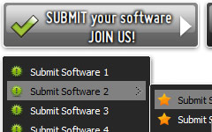pop up menu script web Horizontal Accordion Slide Menu Software