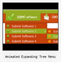 Horizontal Tree Based Menu selection menu web 2 0