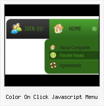 Menu Javascript Horizontal Movible css menu red