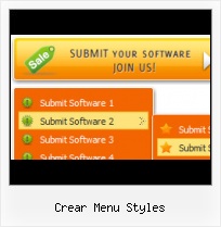 Horizontal Sub Menu Software horizontal rollover web menu