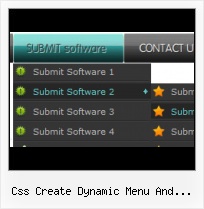 Javascript Blue Horizontal Menu creating simple javascript menu