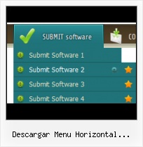 Horizontal Submenus Template menu desplegable descargar gratis