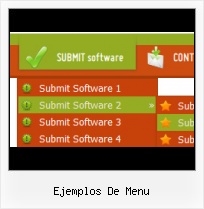 Javascript Menu Scroll collapsing menu template