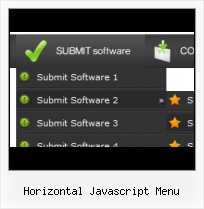 Horizontal Submenus Template mouseover menu image slide left