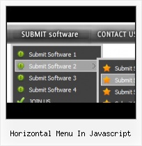 Horizontal Slide Menus jump page html menu