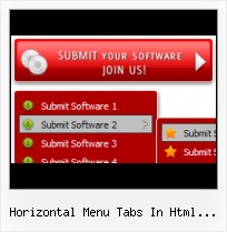 Horizontal Accordion Slide Menu Software professional looking tab menu