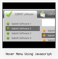 Menus Desplegables Web 2 0 on mouseover menu appears