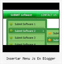 Javascript Menu Desplegable icon menu template