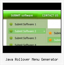 Java Submenu html vertical menu slide down