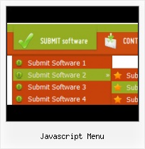 Javascript Cascade Menu collapsible menu with icons