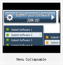 Floating Menu css dark blue menu
