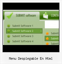 Menus Css Horizontales Desplegables template menu submenu html