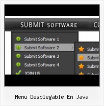 Java Menu Horizontal java drop down slide menu
