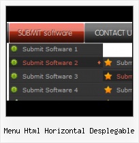 Free Javascript Menu Template html picture menu bar