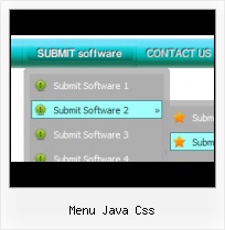 Horizontal Menu In Javascript metallic menu bar java