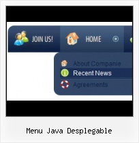 Java Menu Button side menu arrow icon