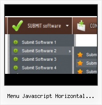 Menu Horizontal Submenu icon menu javascript