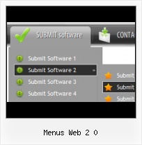 Roll Down Menu Border menus html javascript web 2 0