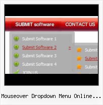 Horizontal Javascript Xml Menu menu css rollover baixar
