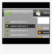 Javascript Slide Menu Generator tabbed menu in canvas